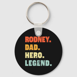 Chaveiro Rodney Pai Herói Lenda Nome Personalizado Personal