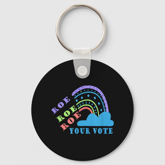 Chaveiro Roe roe voce vota a favor da escolha (Frente)