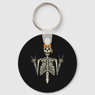 Chaveiro Roker Skeleton Boné Skater Legal Halloween Punk Ro
