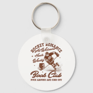 Chaveiro Romance de Hockey Smut Leitor Clube do Livro Amant