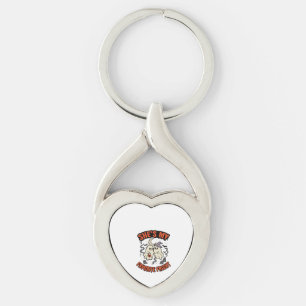 Chaveiro Romance Humor Fantasma de Halloween