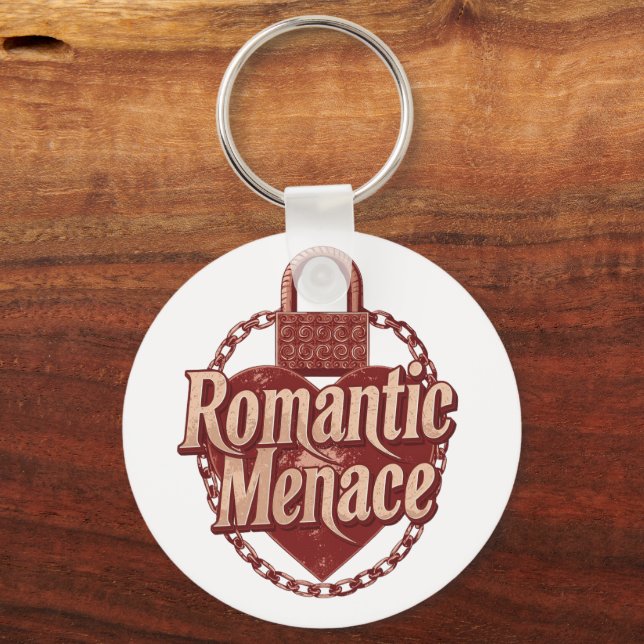 Chaveiro "Romantic Menace" with Edgy Heart Lock (Frente)