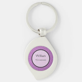 Chaveiro Romântica Púrpura Farelos Favor do Casamento