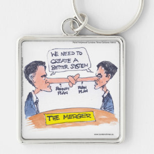 Chaveiro Romney Ryan Pinóquio Fusão Funny Gifes & Camisetas