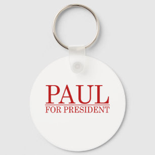 Chaveiro RON PAUL PARA PRESIDENTE (Vermelho)