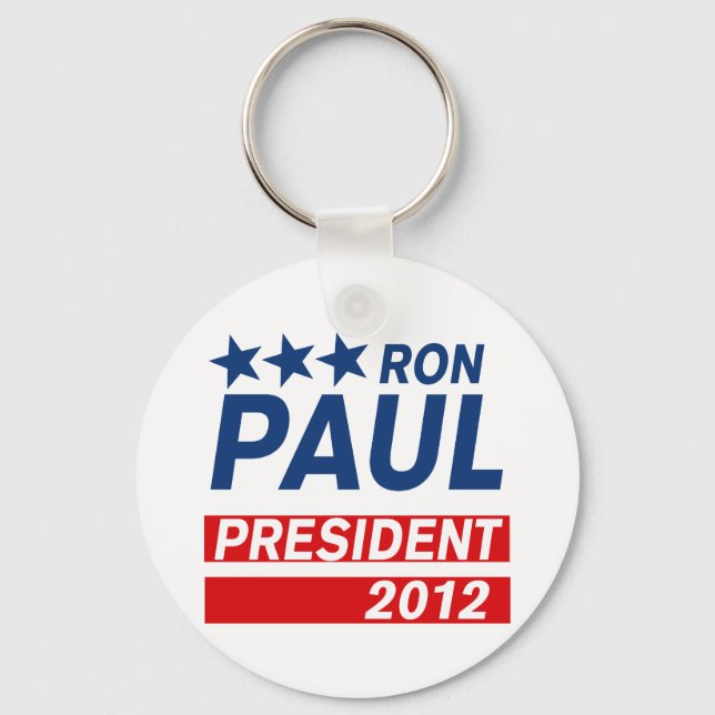 Chaveiro Ron Paul Presidente da Campanha de 2012 (Frente)