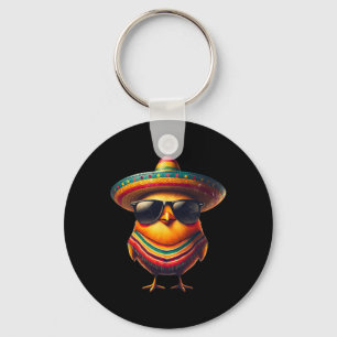 Chaveiro Rooster Mexicano Cinco De Mayo Chicken Engraçado