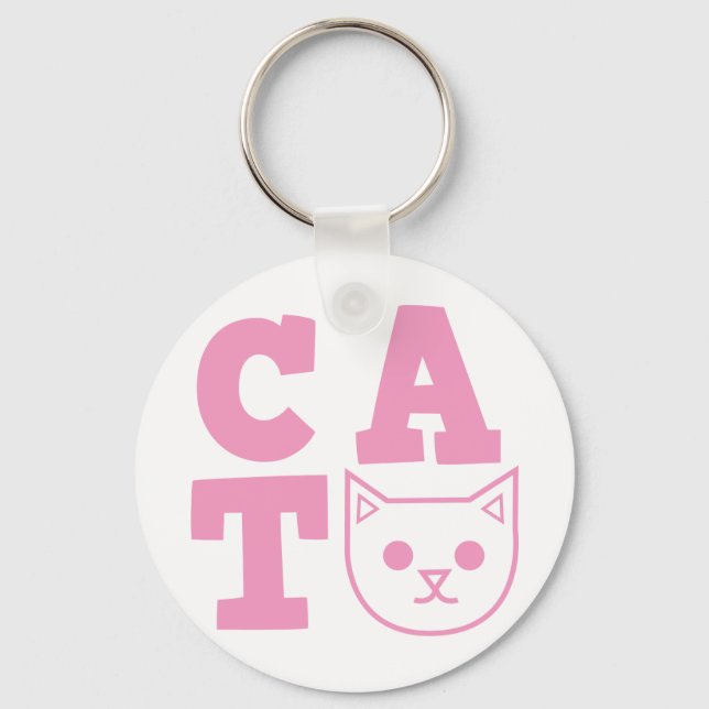 Chaveiro Rosa CAT (Frente)