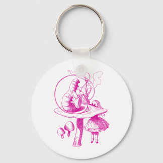 Chaveiro Rosa das lagartas