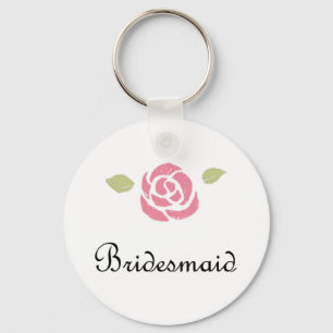 Chaveiro Rosa de Bridesmaid