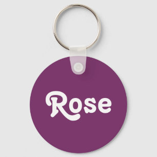 Chaveiro Rosa de cadeia de teclas