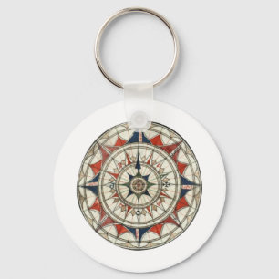 Chaveiro Rosa de Compass nº 5