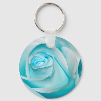 Chaveiro Rosa de gelo turquesa