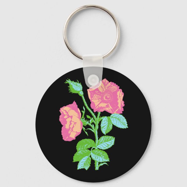 Chaveiro Rosa de Pastel (Frente)