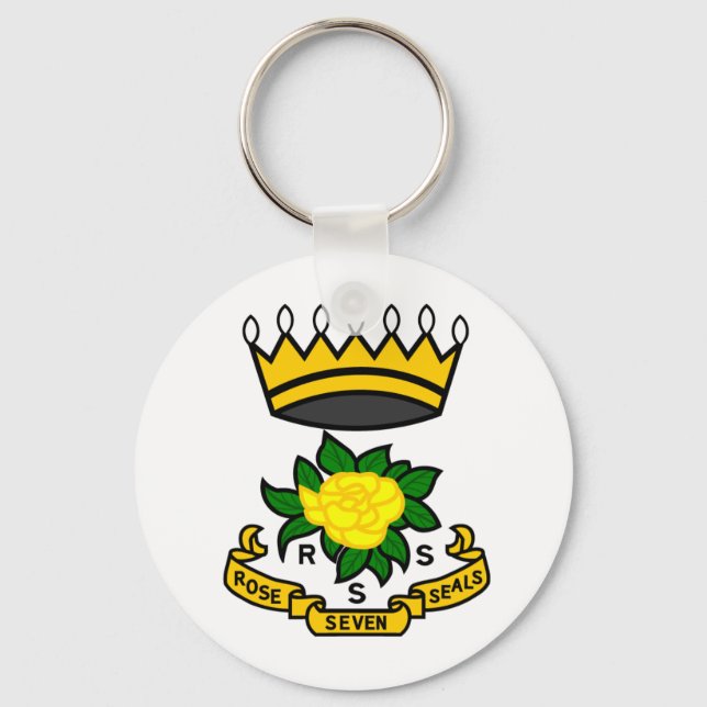Chaveiro Rosa de Sete Chave de Cadeia de Selos para RSS (Frente)