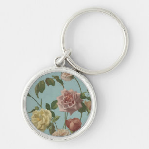 Chaveiro Rosa de Vintage Tea e Rosas de Blush