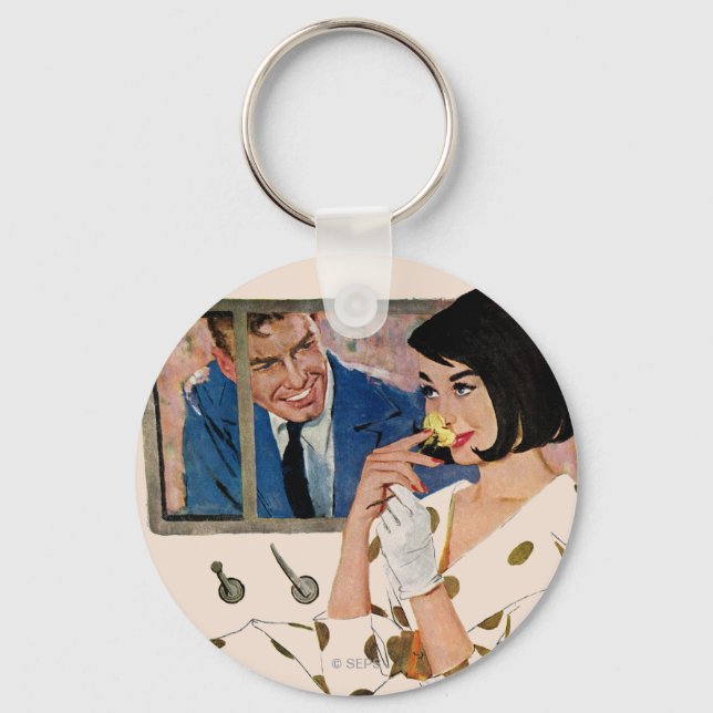 Chaveiro Rosa do Ouro (Frente)