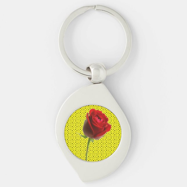 Chaveiro Rosa e amarelo (Frente)