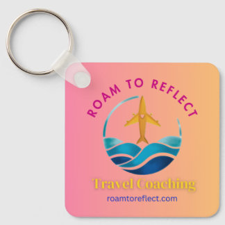 Chaveiro Rosa e Amarelo Roam to Reflect