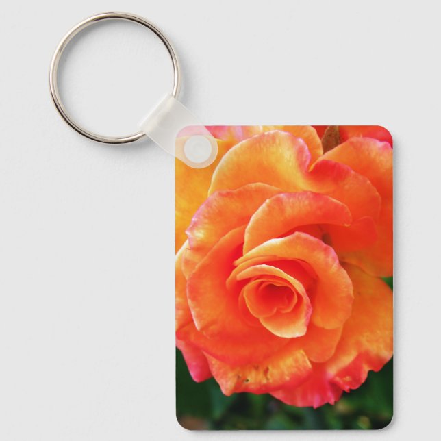 Chaveiro Rosa flor de laranja (Frente)