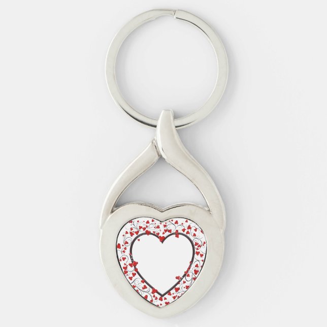 Chaveiro Rosa Heart Keychain (Frente)