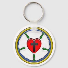 Chaveiro Rosa Lutero Embossed-Look