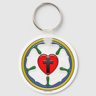 Chaveiro Rosa Lutero Embossed-Look