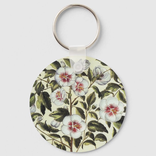 Chaveiro Rosa Mallow (Frente)