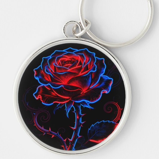 Chaveiro Rosa Neon (Frente)