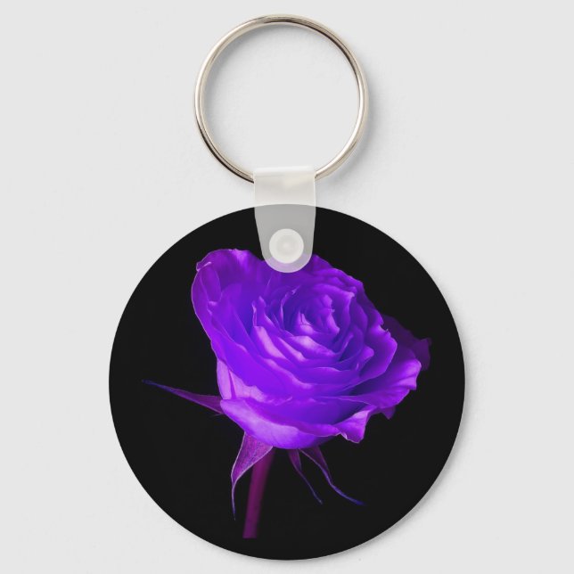 Chaveiro rosa "Purple Glow" (Frente)