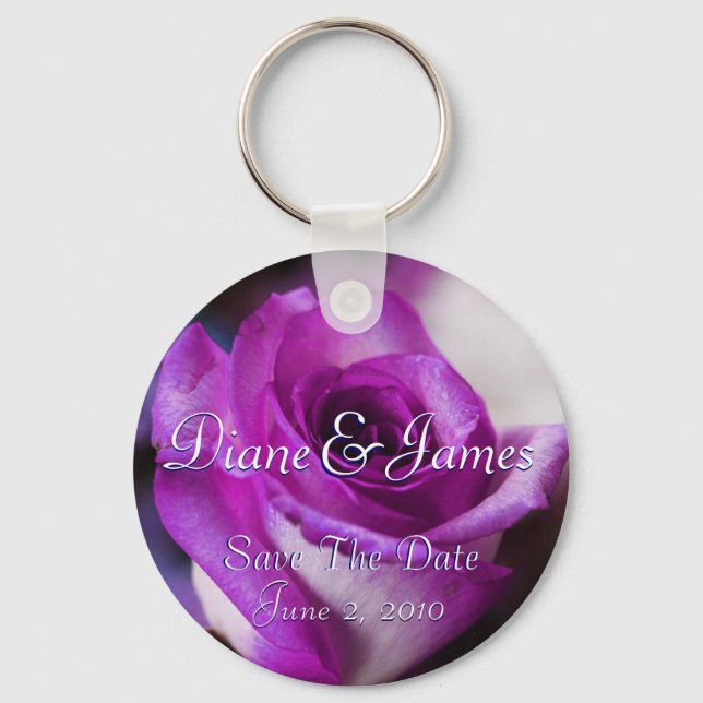 Chaveiro Rosa púrpura (Frente)