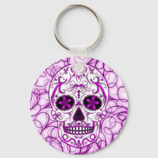 Chaveiro Rosa Quente a Rosa - Dia do Crânio do Açúcar Morto