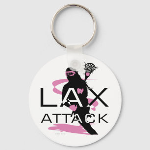 Chaveiro Rosa RELAXADO do ataque das meninas do Lacrosse