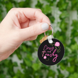 Chaveiro Rosa Rosa Rosa Rosa Clássica e Trashy