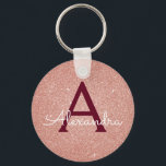 Chaveiro Rosa Rosa Rosa Rosa Dourada Brilhante Brilhante e<br><div class="desc">Rosa Rosa Cor-de-Rosa Dourada e Brilhante Brilhante, Brilhante, Brilhante, Brilhante e Chaveiro Elegante Sparkle. Esses Chaveiros podem ser personalizados para incluir seu nome inicial e próprio e são um favor perfeito de chá de panela, festa de solteira ou festa de aniversário.</div>