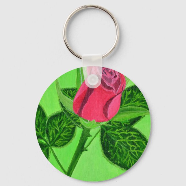 Chaveiro Rosa vermelha (Frente)