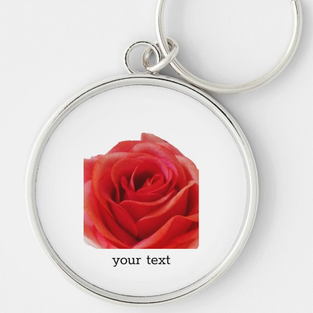 Chaveiro Rosa vermelha (Frente)