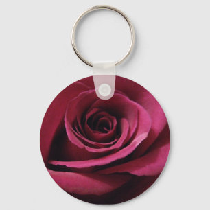 Chaveiro Rosa vermelha do rubi