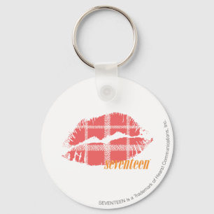 Chaveiro Rosa xadrez