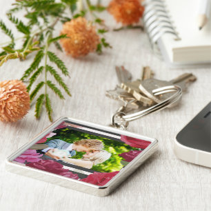 Chaveiro Rosas De Aniversário De Casamento, Stripes, Foto 