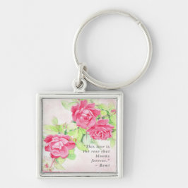 Chaveiro Rosas de café