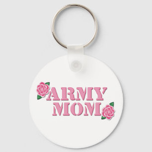 Chaveiro Rosas do rosa da mamã do exército