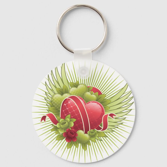 Chaveiro Rosas e Asas (Frente)