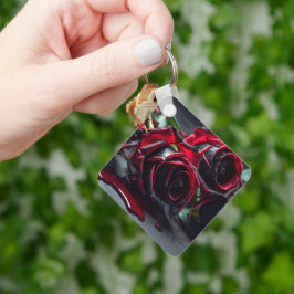 Chaveiro Rosas góticos