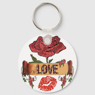 Chaveiro ROSAS RAIB Rockabilly, Love & Lipstick