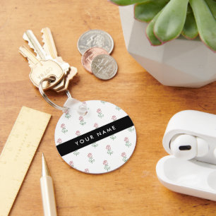 Chaveiro Rosas vermelhas, Padrão De Rosas, Seu Nome