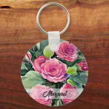 Rosas Vermelhas Personalizadas em Aquarela