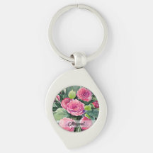 Rosas Vermelhas Personalizadas em Aquarela
