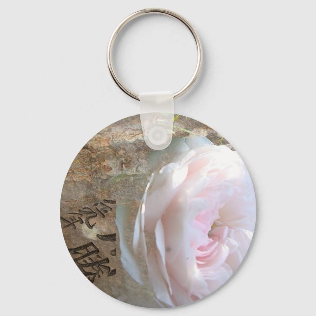 Chaveiro Rose auf Holz (Frente)