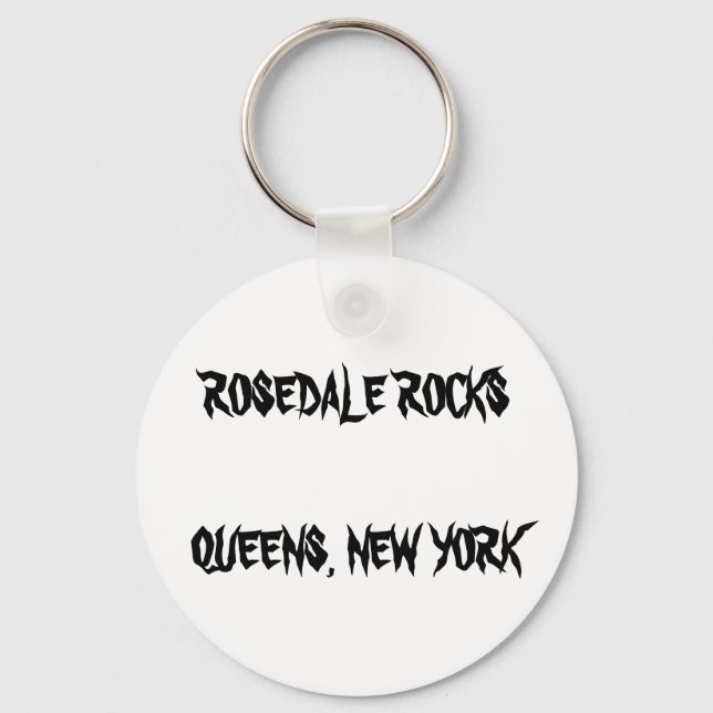 CHAVEIRO ROSEDALE ROCKS QUEENS, NEW YORK KEYRING (Frente)